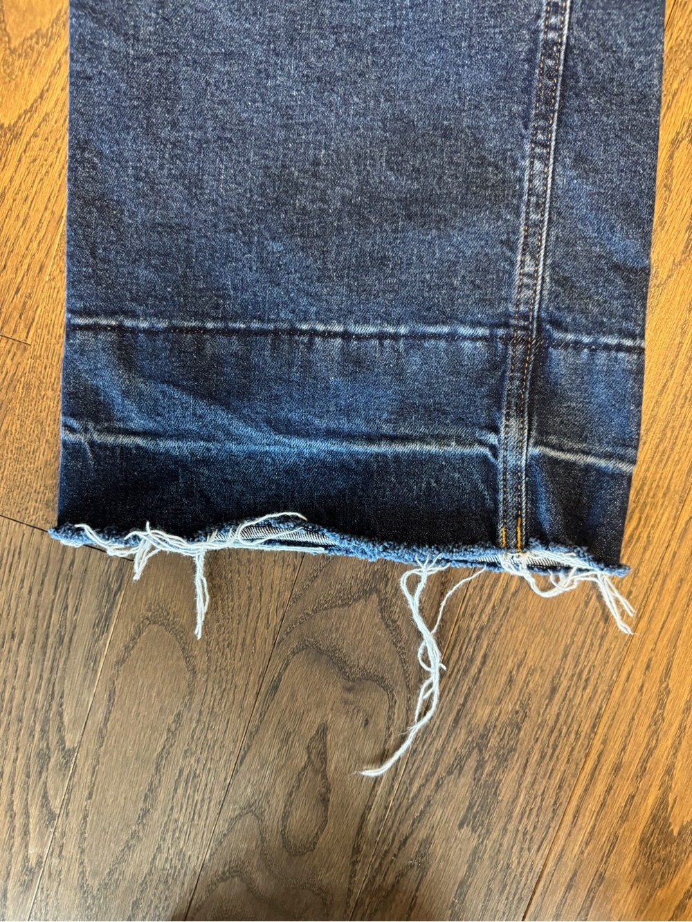 NWOT GAP Wide Leg High-Rise Dark Blue stretch Jeans - Size 27 - Picture 2 of 5